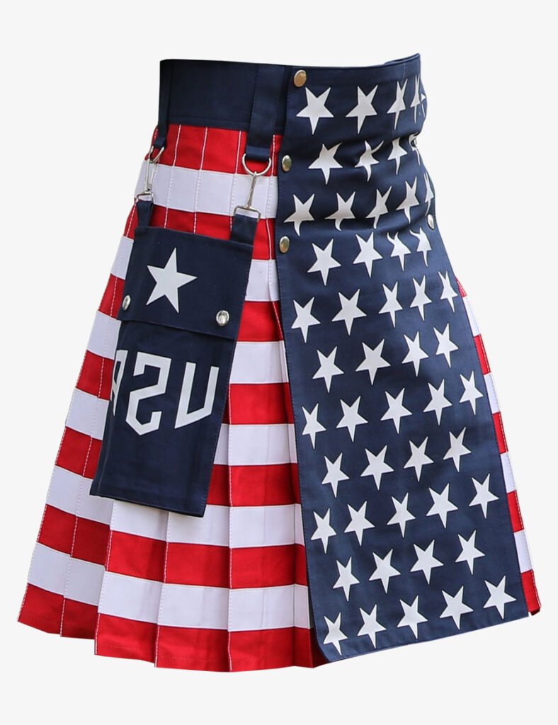 American Flag For Kilt Scottish