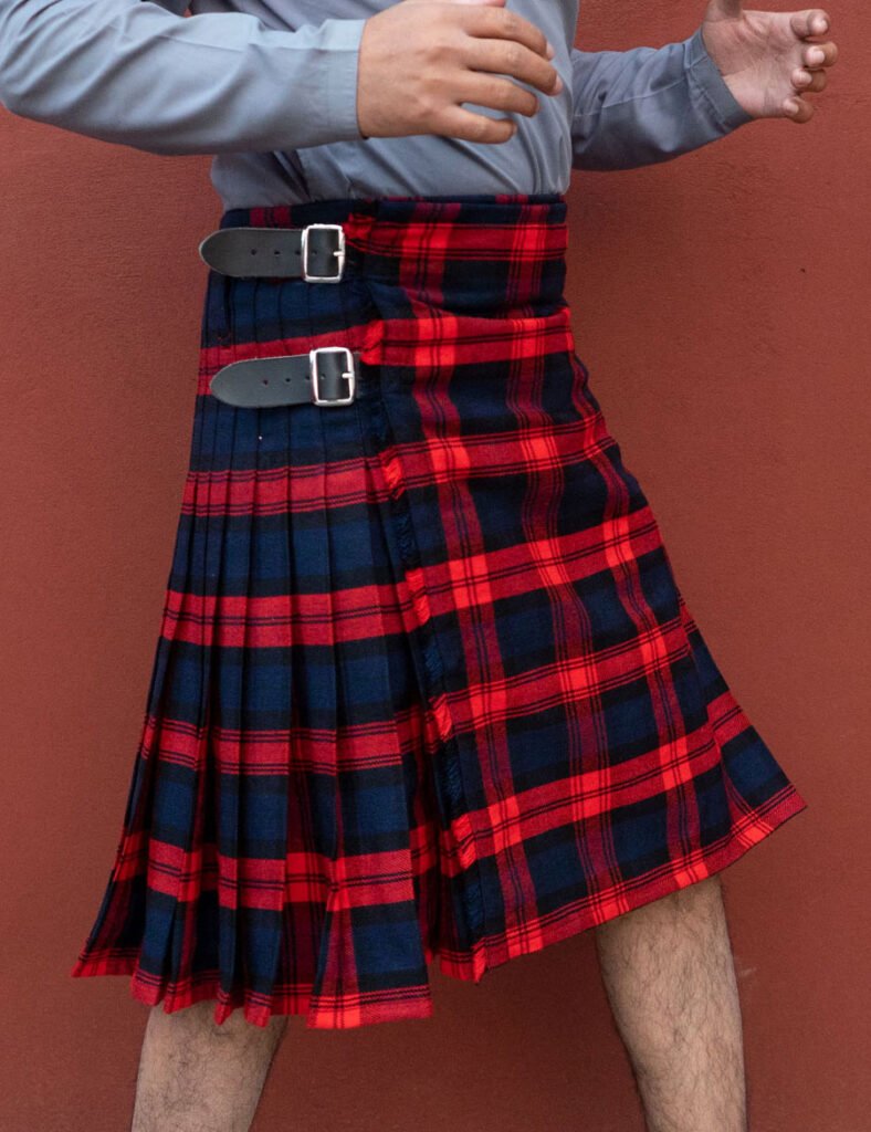 Brown Modern Tartan Kilt