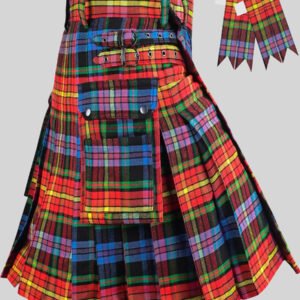 LGBT Utility Tartan Kilt Celebrate individuality and bold Scottish-inspired style with the LGBT Utility Tartan Kilt. Combining a distinctive tartan design with modern utility-inspired styling, this kilt offers a contemporary take on the classic Scottish silhouette. Designed for those who appreciate expressive fashion, it is a versatile choice for pride celebrations, festivals, themed events, cultural gatherings, and casual wear. The striking tartan character and utility styling create a unique look that stands out while maintaining the timeless appeal of kilt fashion. Key Features: LGBT-inspired tartan design Modern utility kilt styling Bold and expressive appearance Contemporary take on traditional kilt fashion Ideal for Pride celebrations, festivals, events, and gatherings Suitable for casual and themed outfits