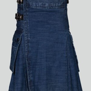 Scottish Blue Denim Kilt